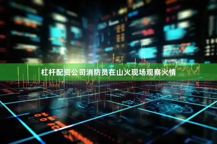 杠杆配资公司消防员在山火现场观察火情
